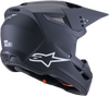 Sm3 Solid Helmet Black Matt Lg