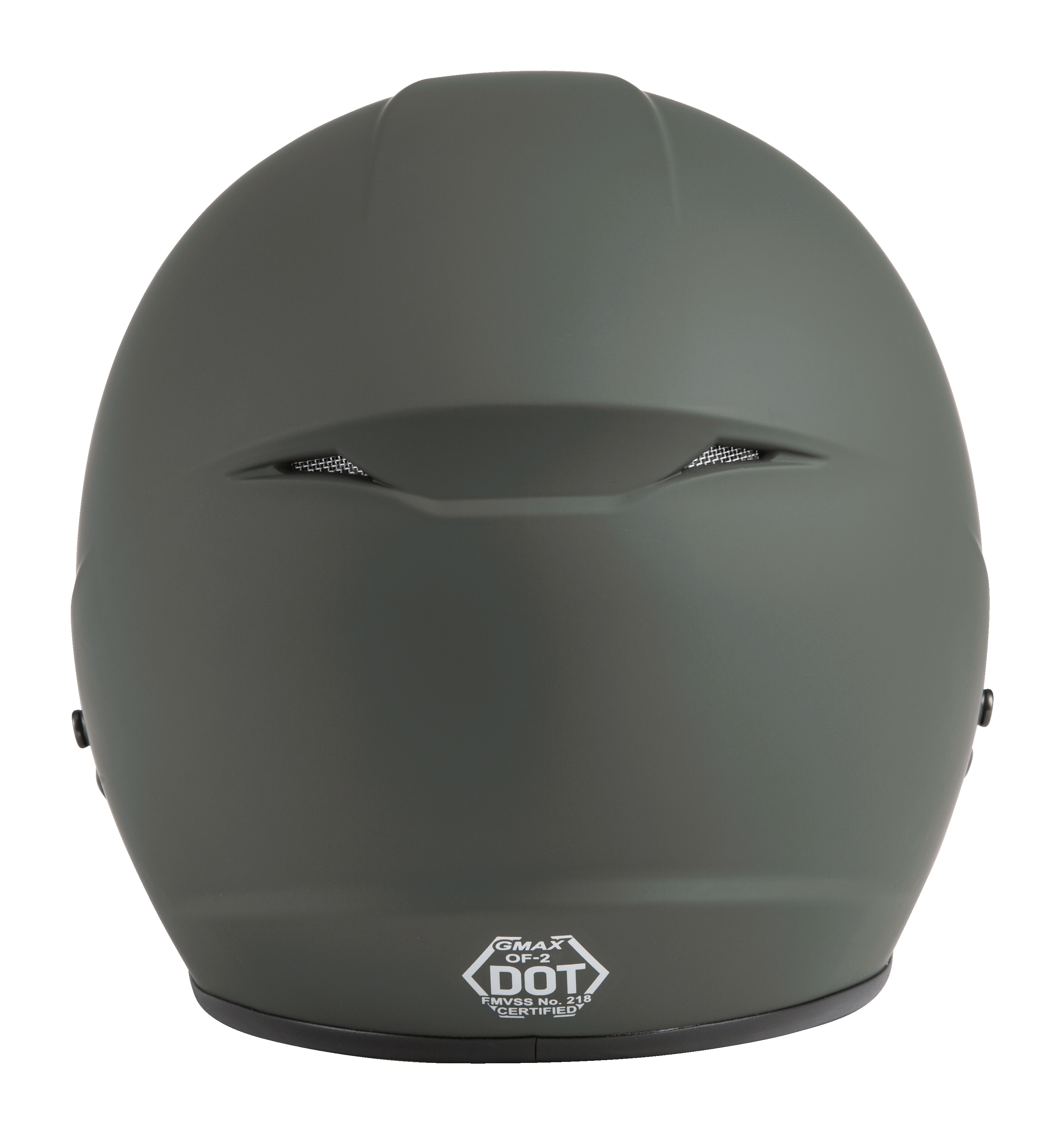 Of 2 Open Face Helmet Matte Green Xl