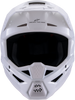 Sm3 Solid Helmet White Glossy Sm