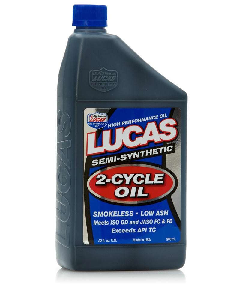 Lucas Semi Synthetic 2 Cycle Oil Quart - Part Number 10110