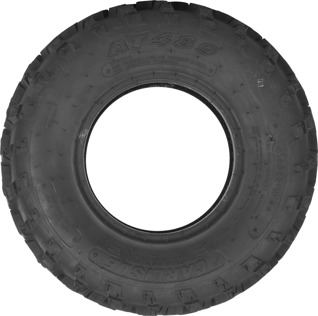 Tire At489 Front 25x8 12 56f Bias