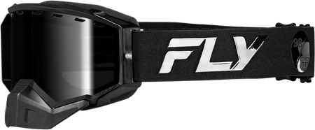 Zone Elite Snw Goggle Blk/Blk W/Blk Mir/Plrzd Smoke Lens