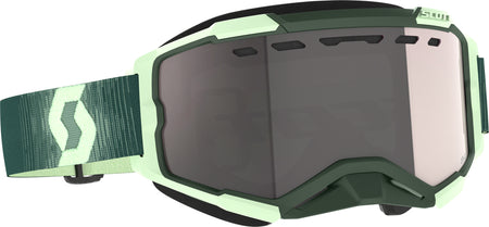 Fury Snowcross Goggle Drk Grn/Mnt Grn Enhcr Slv Chrm