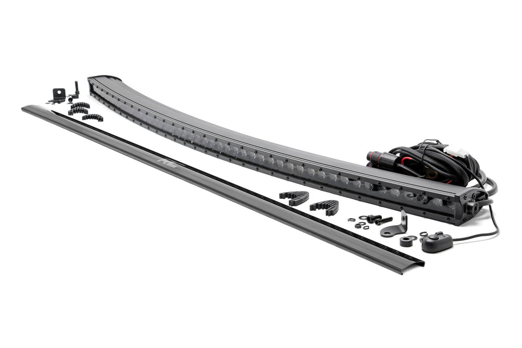 50 Inch Black Series LED Light Bar | Curved | Single Row | 72750BL