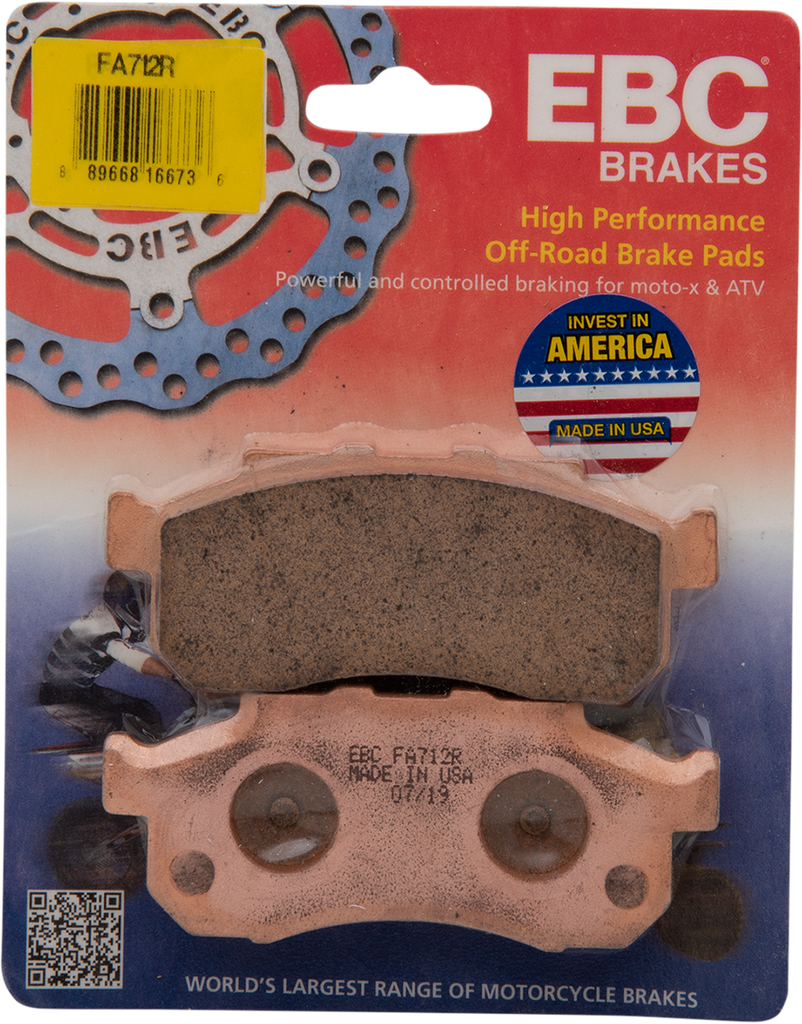 EBC Sintered "R" Brake Pads FA712R