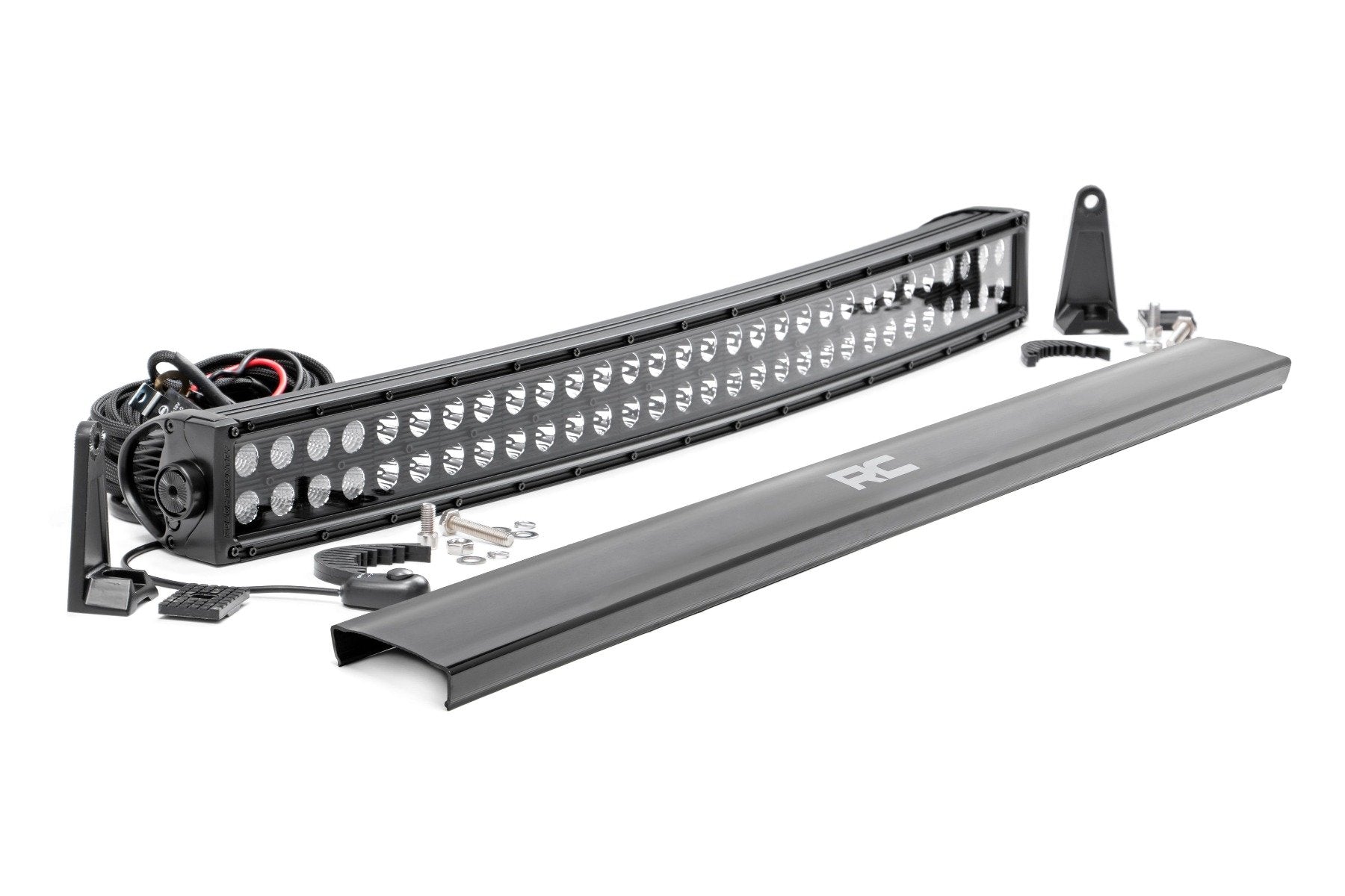 30 Inch Black Series LED Light Bar | Curved | Dual Row | 72930BL