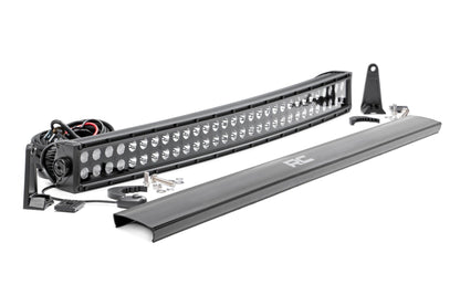 30 Inch Black Series LED Light Bar | Curved | Dual Row | 72930BL