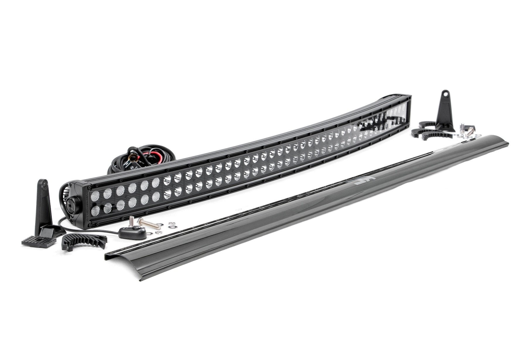 40 Inch Black Series LED Light Bar | Curved | Dual Row | 72940BL