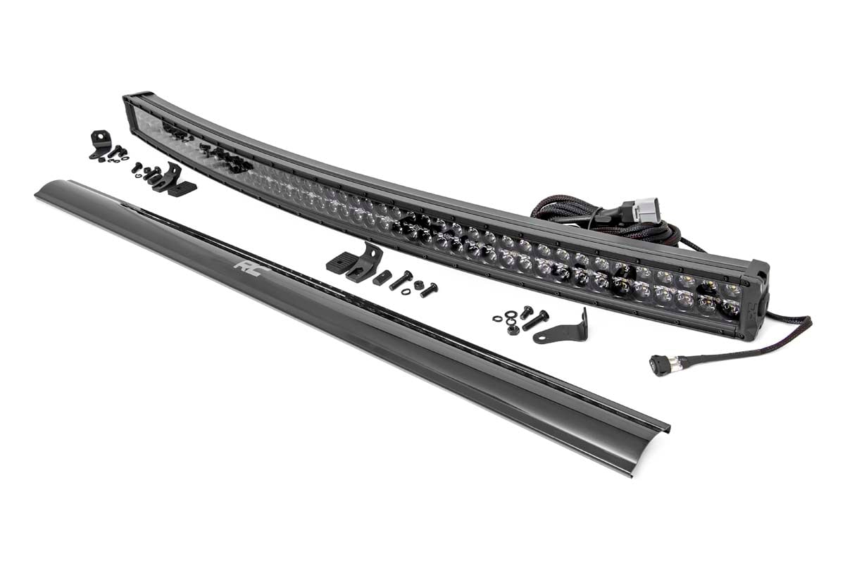 50 Inch Black Series LED Light Bar | Curved | Dual Row | Cool White DRL | 72950BD