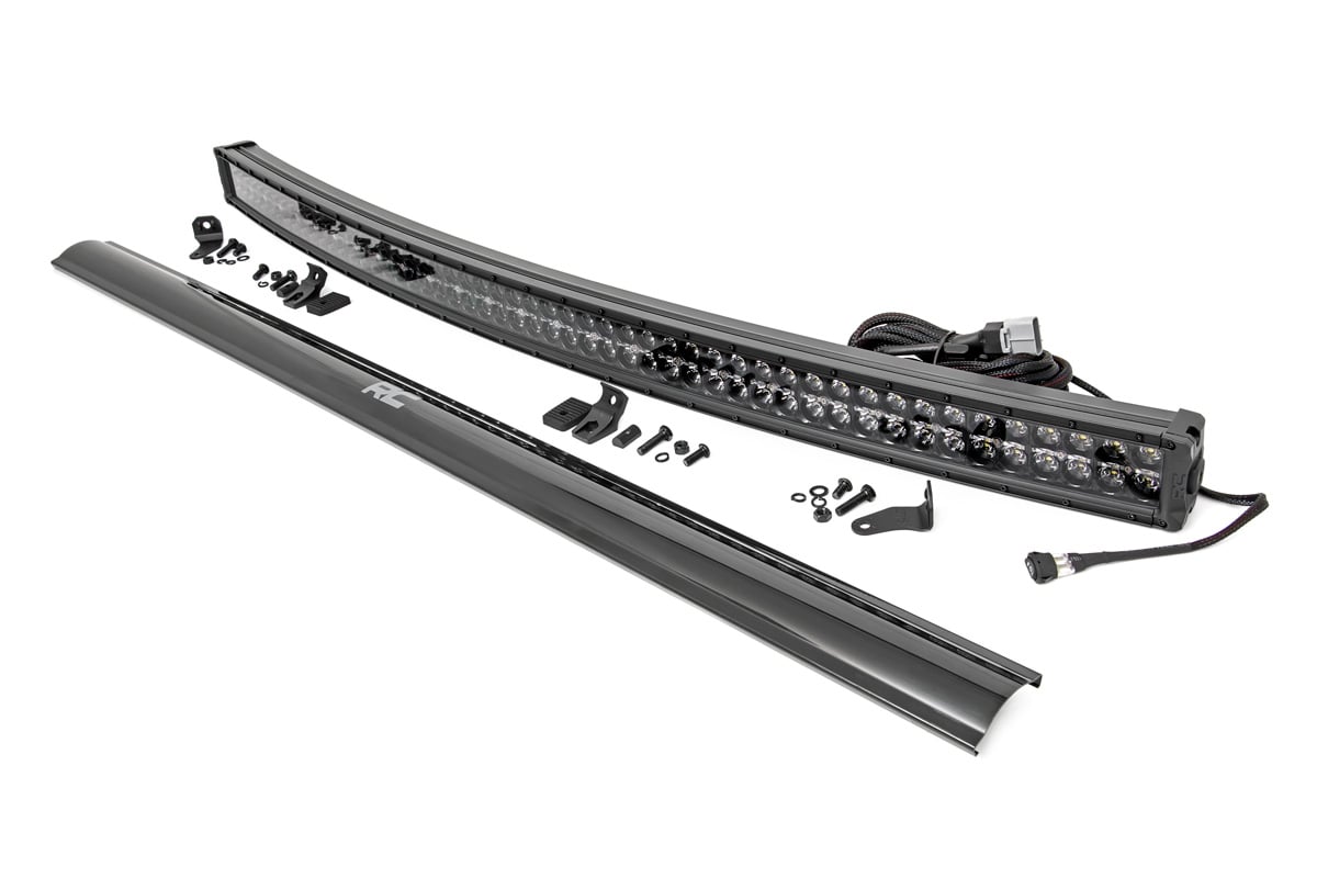 54 Inch Black Series LED Light Bar | Curved | Dual Row | Cool White DRL | 72954BD