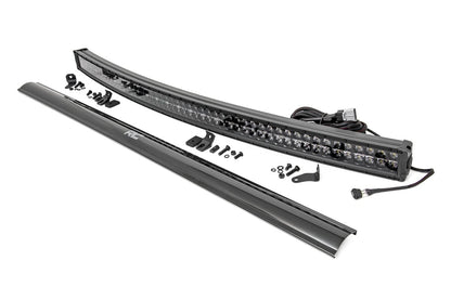 54 Inch Black Series LED Light Bar | Curved | Dual Row | Cool White DRL | 72954BD
