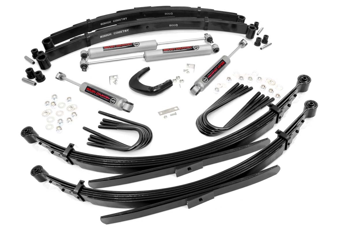 4 Inch Lift Kit | 56 Inch Rear Springs | Chevy/GMC 3/4-Ton Suburban/C25/K25 Truck (73-76) | 19730