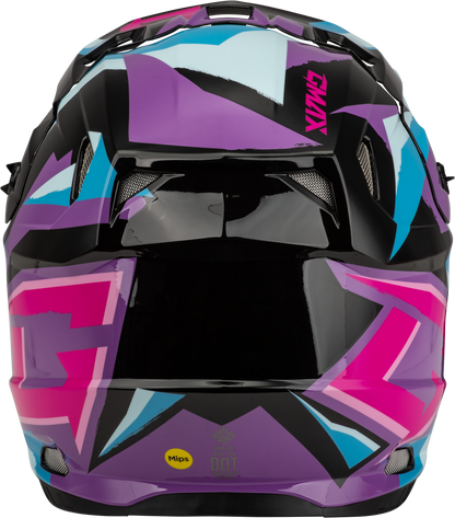 Mx 96 Splinter Helmet Black/Purple/Blue 2x