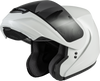 Md 04 Modular Helmet Pearl White 2x