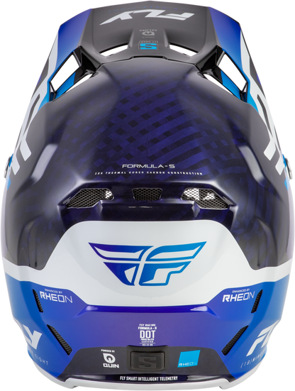 Formula S Carbon Byte Helmet Blue Carbon/Blue/White 2x