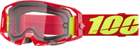Armatic  Enduro Moto Goggle Red Clear Lens