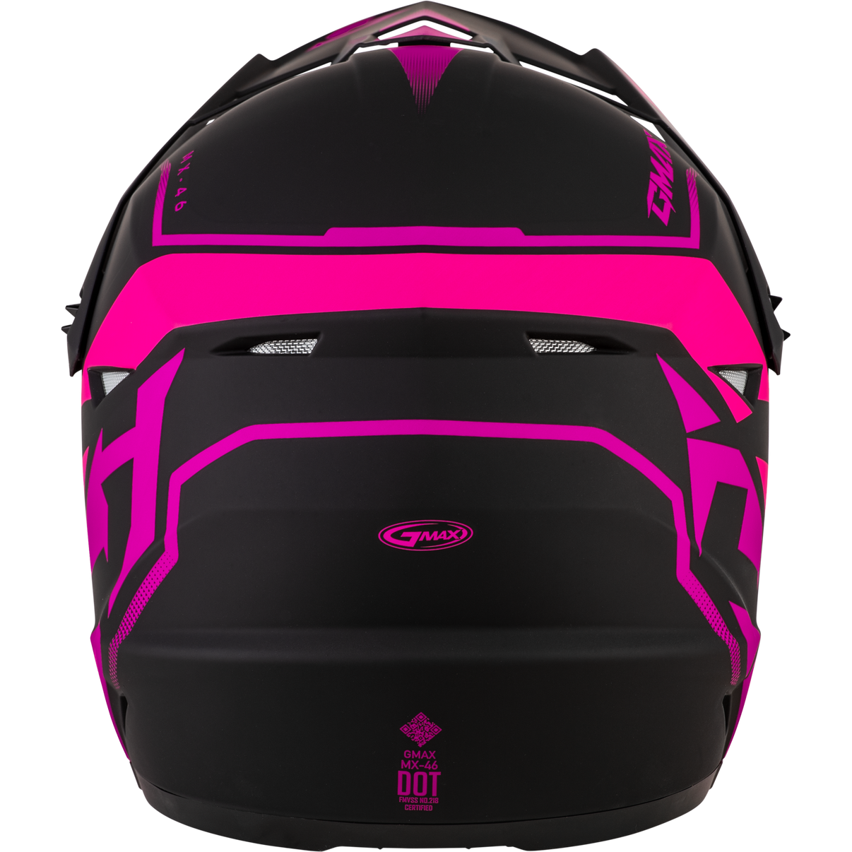 Mx 46 Compound Helmet Matte Black/Pink 2x