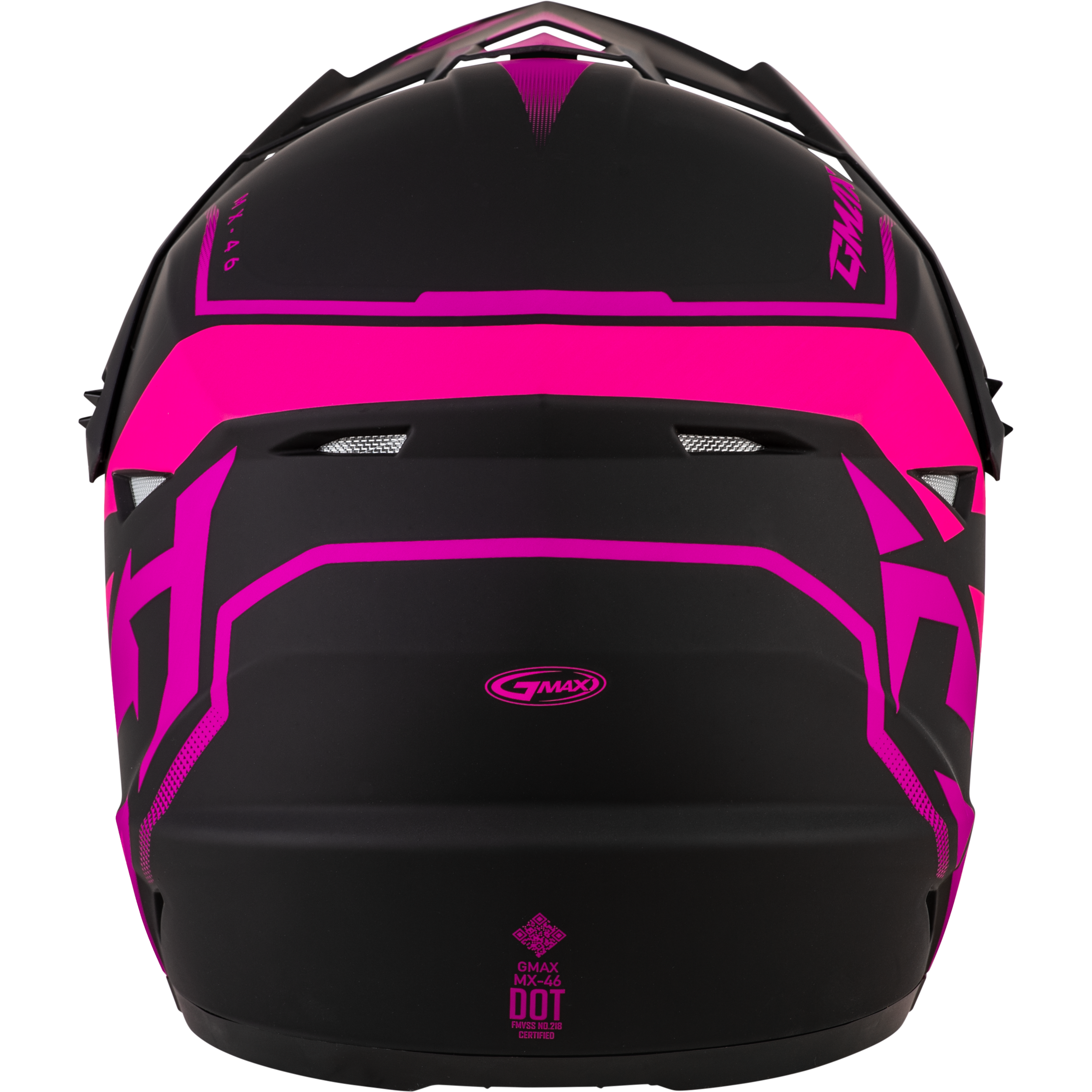 Mx 46 Compound Helmet Matte Black/Pink Xl