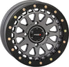 System 3 SB6 Gunmetal Beadlock Wheels + XTR370 Tires (Mounted Kit) | PlanetSXS