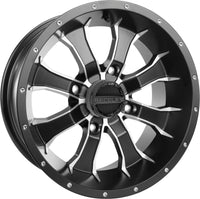 Mamba Wheel 15x7 4/156 4+3 (+5mm) Blk/Machined