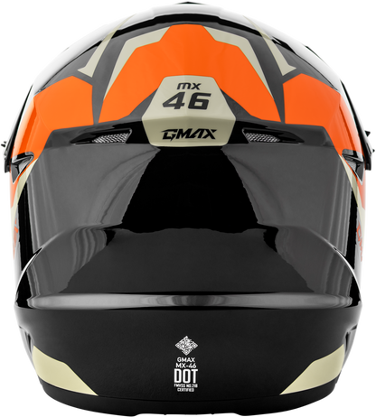 Mx 46 Cyclus Hemet Black/Orange Sm