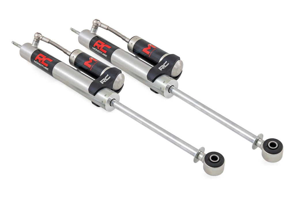 Rough Country | M1R Monotube Front Shocks | 0.5-2.5" | Jeep Wrangler JK/Wrangler Unlimited (07-18) | 770826RES_A