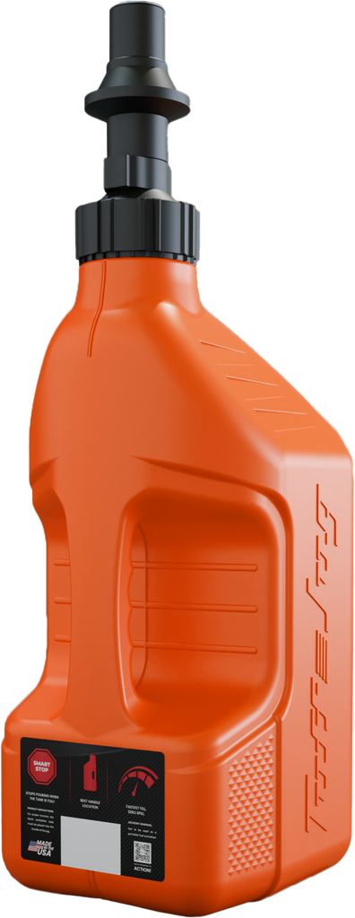 Utility Container Orange W/ Orange Cap 5 Gal
