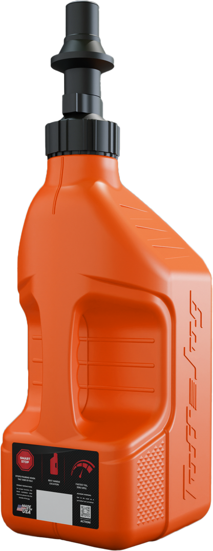 Utility Container Orange W/ Orange Cap 5 Gal