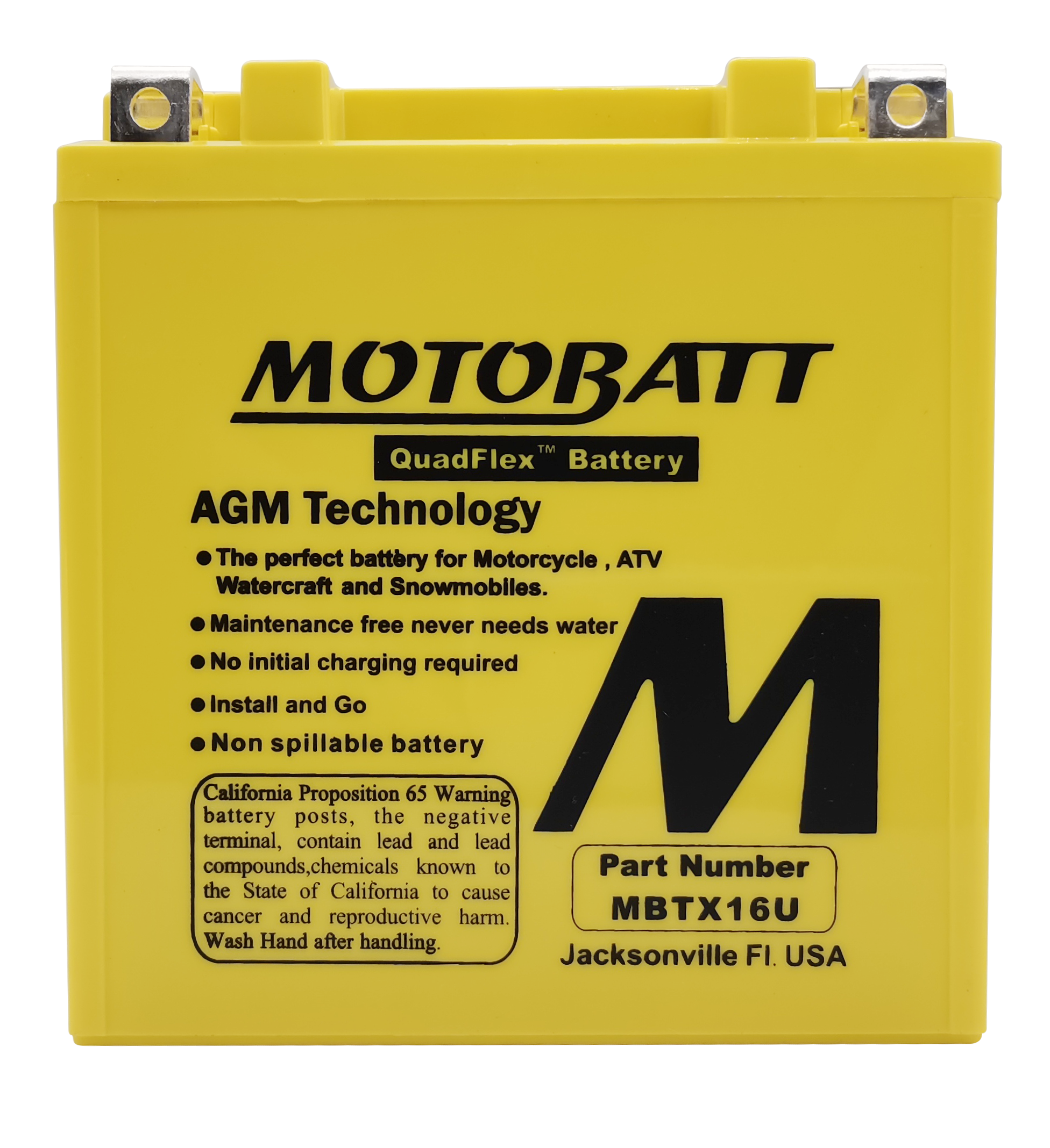 Battery Mbtx16u Sealed Factory Activated