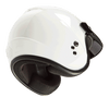 Of 2 Open Face Helmet White Md