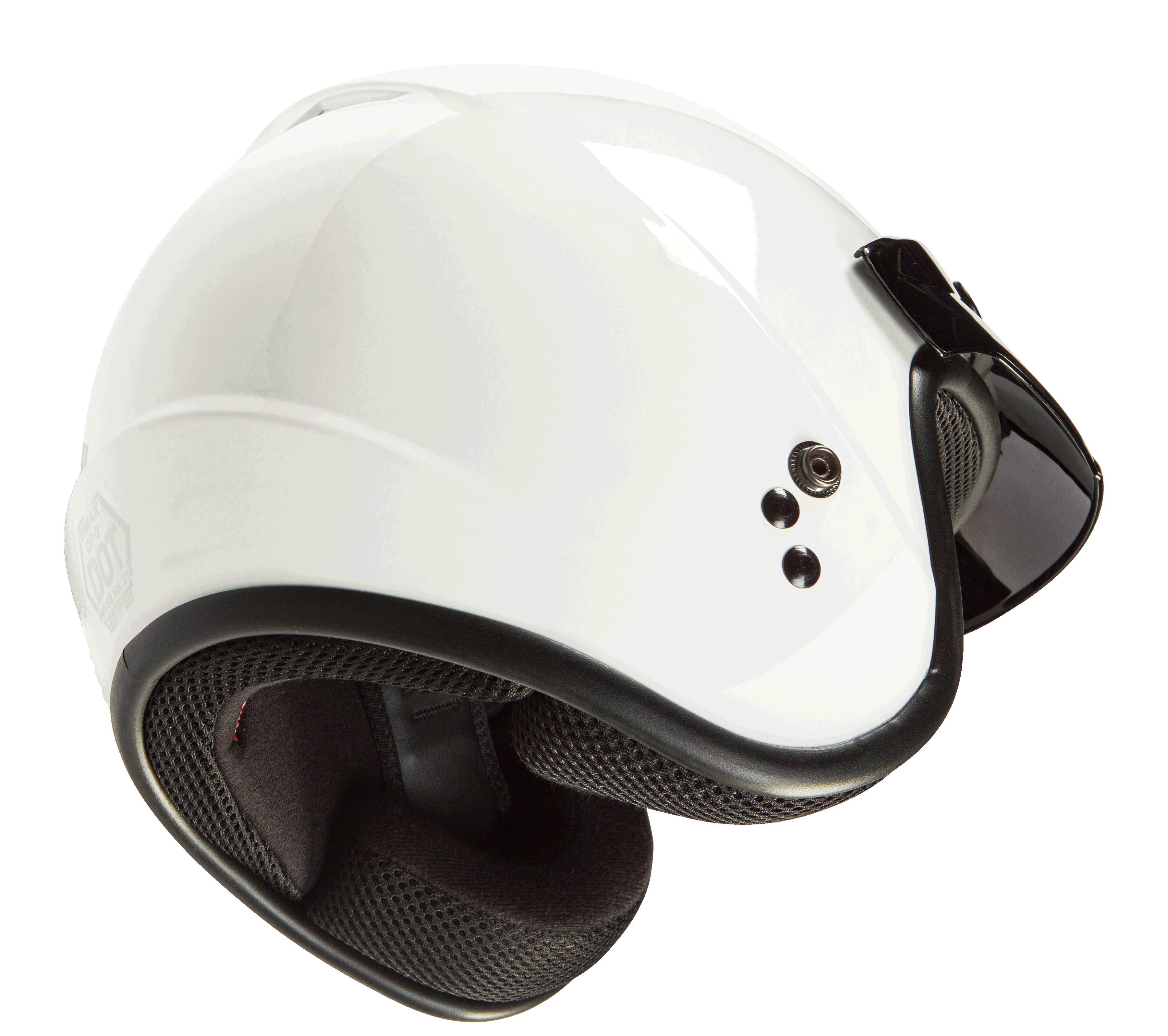 Youth Of 2y Open Face Helmet White Yl