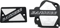Throttle & Brake Cover Set Black Logo Banshee