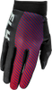 Youth F 16 Gloves Black/Red/Purple Y2xs