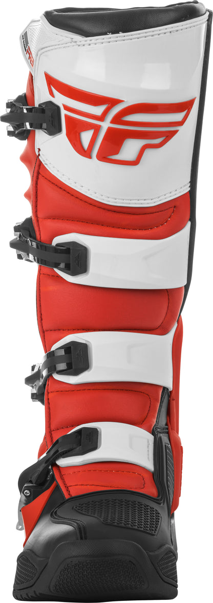 FLY RACING Fr5 Boots Red/Black/White Sz 08 - Ultimate Performance & Comfort