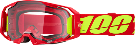 Armatic Goggle Red Clear Lens