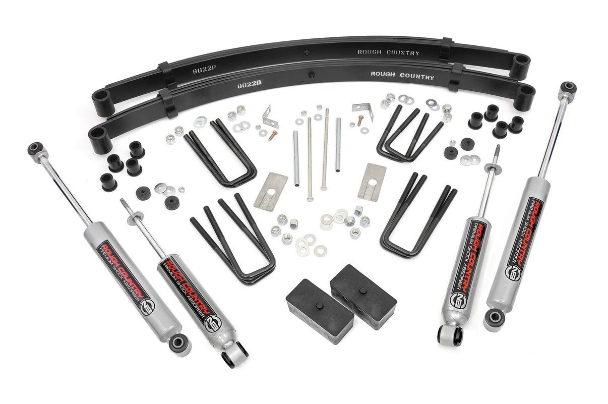 3 inch Lift Kit | Rear Blocks | Toyota Truck 4WD (1984-1985) | 705N3