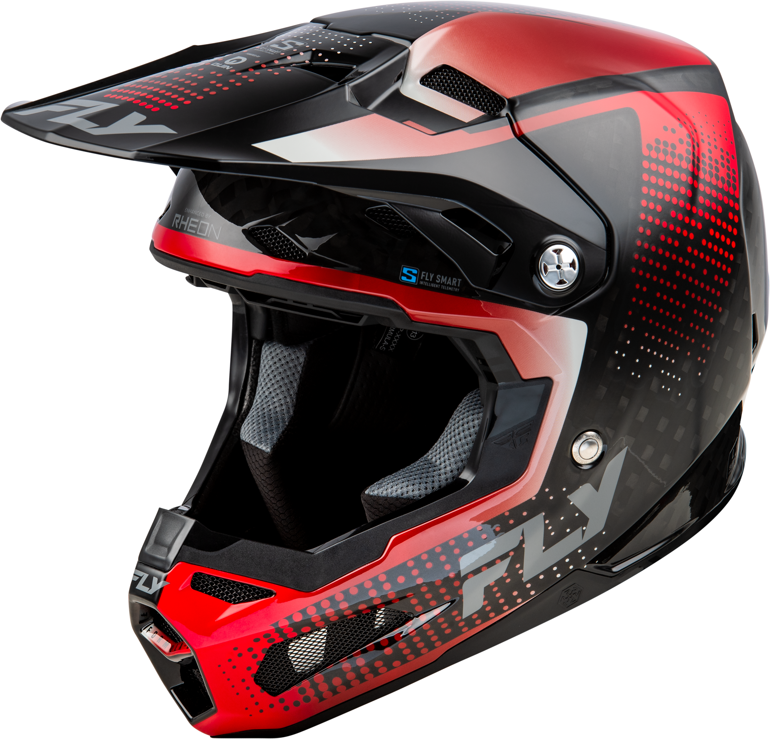 Formula S Carbon Protocol Helmet Black Carbon/Red Xl