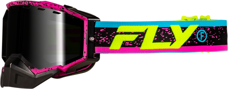 Zone Snow Goggle Pink/Blk W/Pink Mirror/Rose Lens
