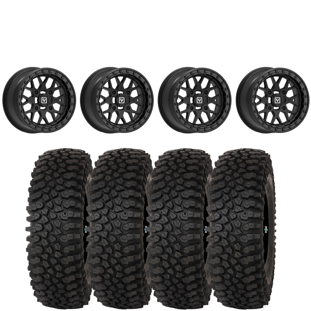 Valor Offroad V07 SATIN BLACK beadlock on Highlifter Roctane ST/STX