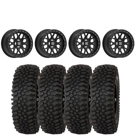 Valor Offroad V07 SATIN BLACK beadlock on Highlifter Roctane ST/STX