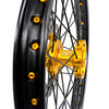 KKE 21 & 19 MX Wheels Rims for SUZUKI RMZ250 2007-2025 RMZ450 2005-2025 Black Spokes