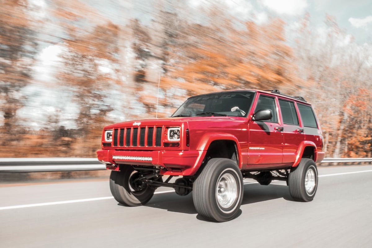 4.5 Inch Lift Kit | RR springs | Jeep Cherokee XJ 2WD/4WD (1984-2001) | 633N2