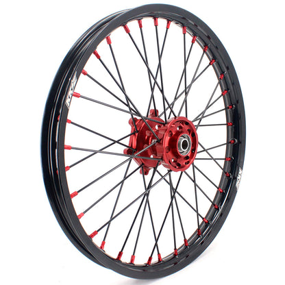 KKE 21 & 19 MX Spoked Race Wheels For SUZUKI RM125 RM250 1996 1997 1998 1999 2000
