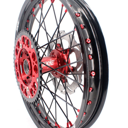 KKE 21 & 19 MX Spoked Race Wheels For SUZUKI RM125 RM250 1996 1997 1998 1999 2000
