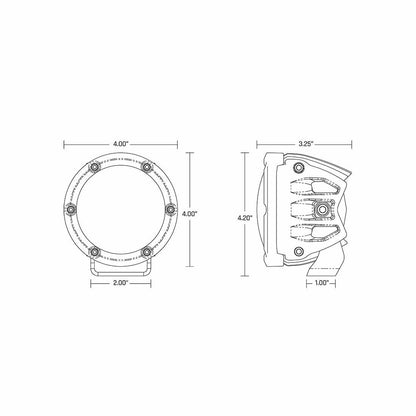 360 Series 4" Spot Rgb/2 Rgbw