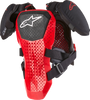 A 5 S Youth Chest Protector Black/White/Red Lg/Xl