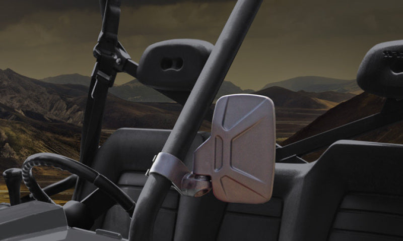 Seizmik 08-23 Kubota/ Polaris UTV Sideview Mirrors Pr. - 1.5 in. Steel Clamp