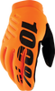 Brisker Youth Gloves Fluo Orange/Black Xl