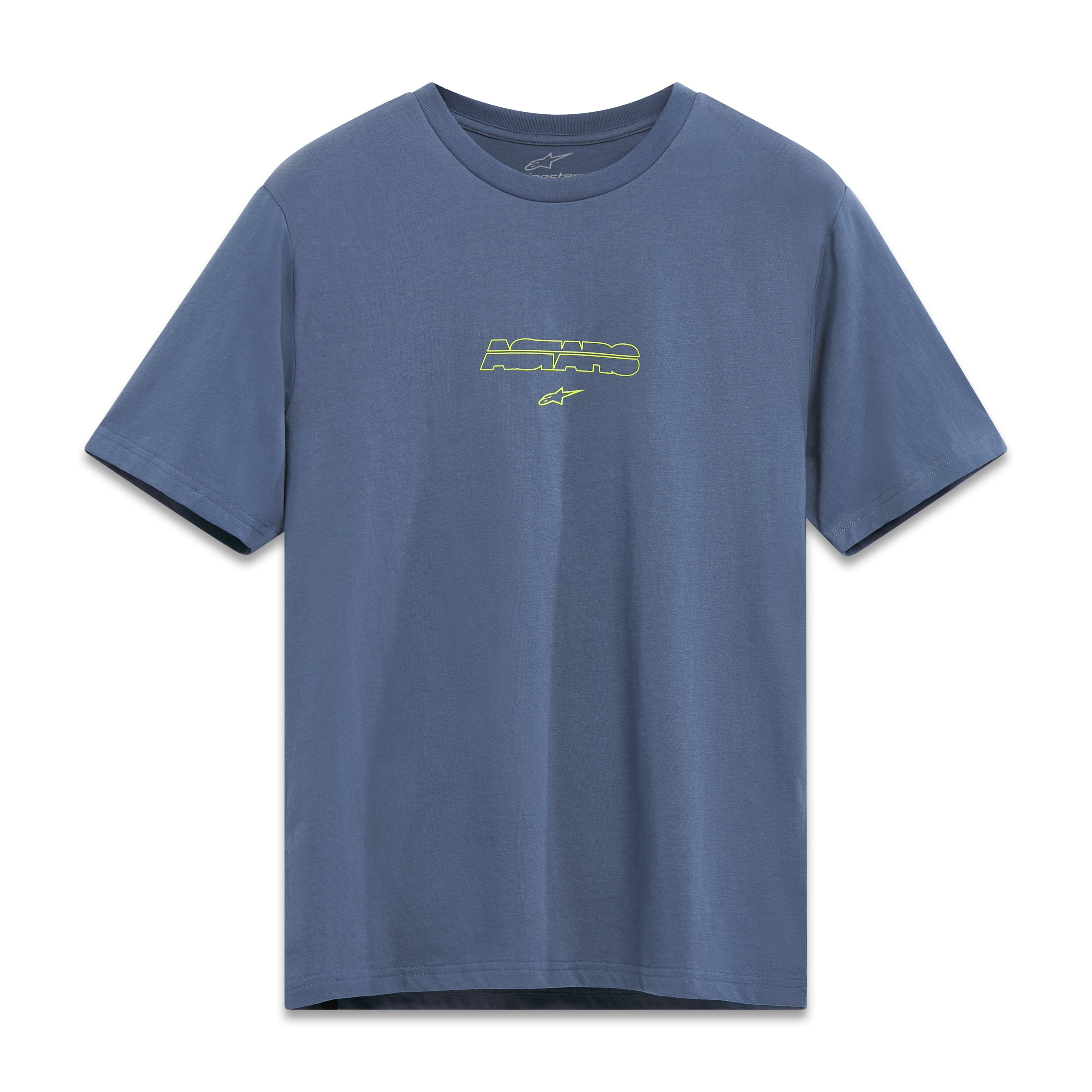 Bold Type Back Csf Ss Tee Slate Blue Md