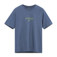 Bold Type Back Csf Ss Tee Slate Blue Lg